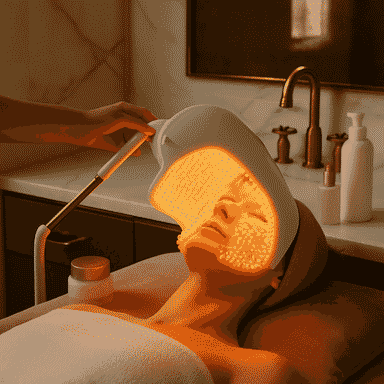 LED Therapy Session